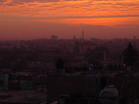 Another Pink sunrise over Puebla
