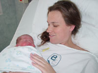 Fiona with her mommy