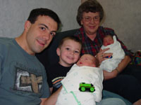 Tim, Drew, Gavin, Gma G, and Fiona