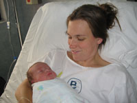 Gavin & his mommy