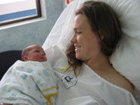 Fiona and her mommy