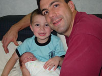 Gavin, Drew, Daddy