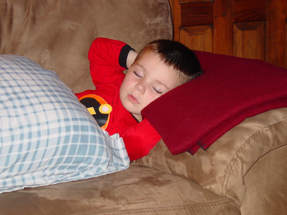 Taking care of a brother & sister is tiring work!