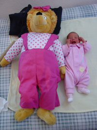 Fiona with her special friend