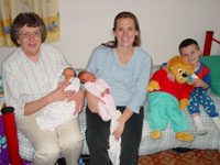 All of us with the twins