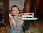 Drew's Easter presents, March 2008
