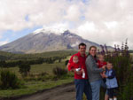 Our family at 12,000 feet, July 2007