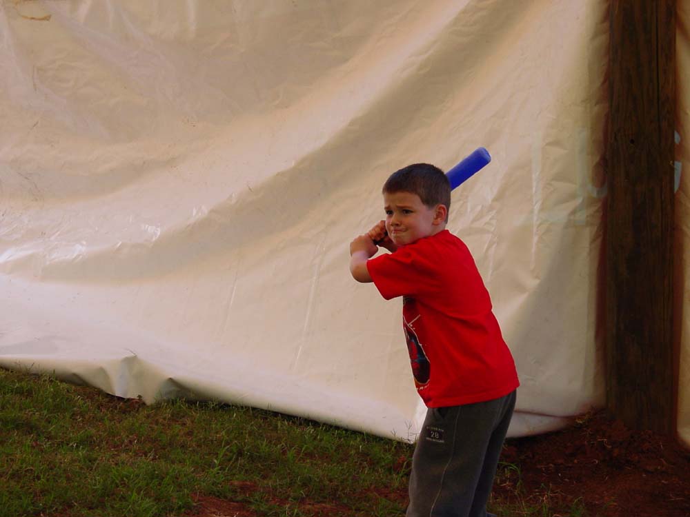 Drew at the bat