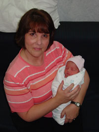 Carol Hudson with Fiona