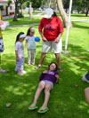 Church retreat: Marshmallow games