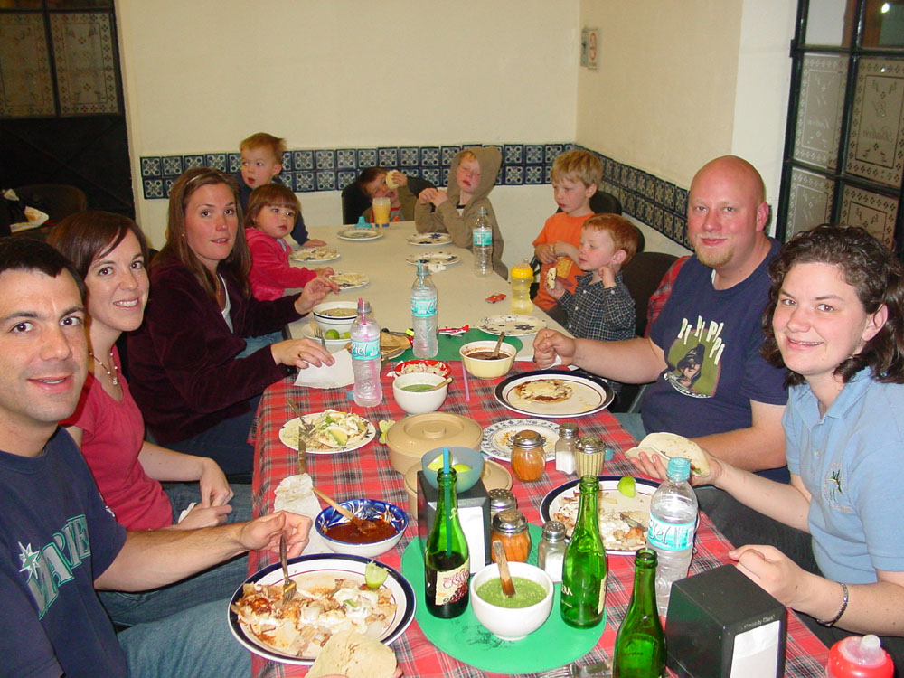Our pre-Thanksgiving meal with cousins