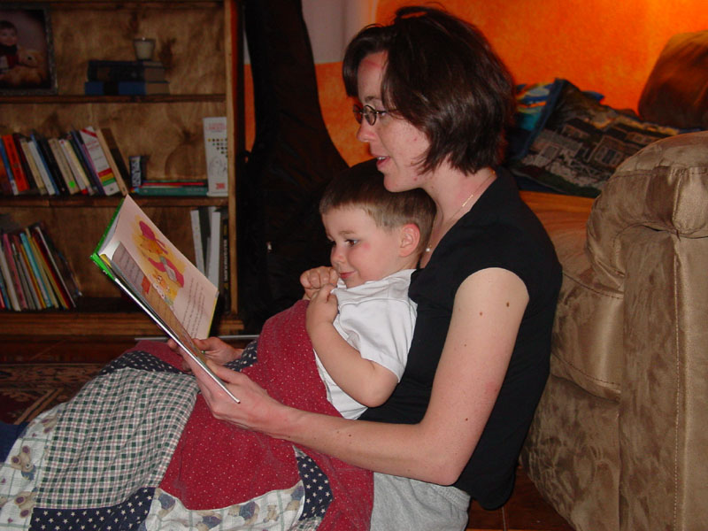 Jana Reading to Drew