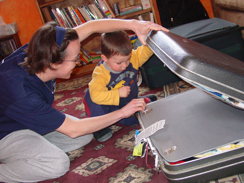 Opening Aunt Jana's Suitcase
