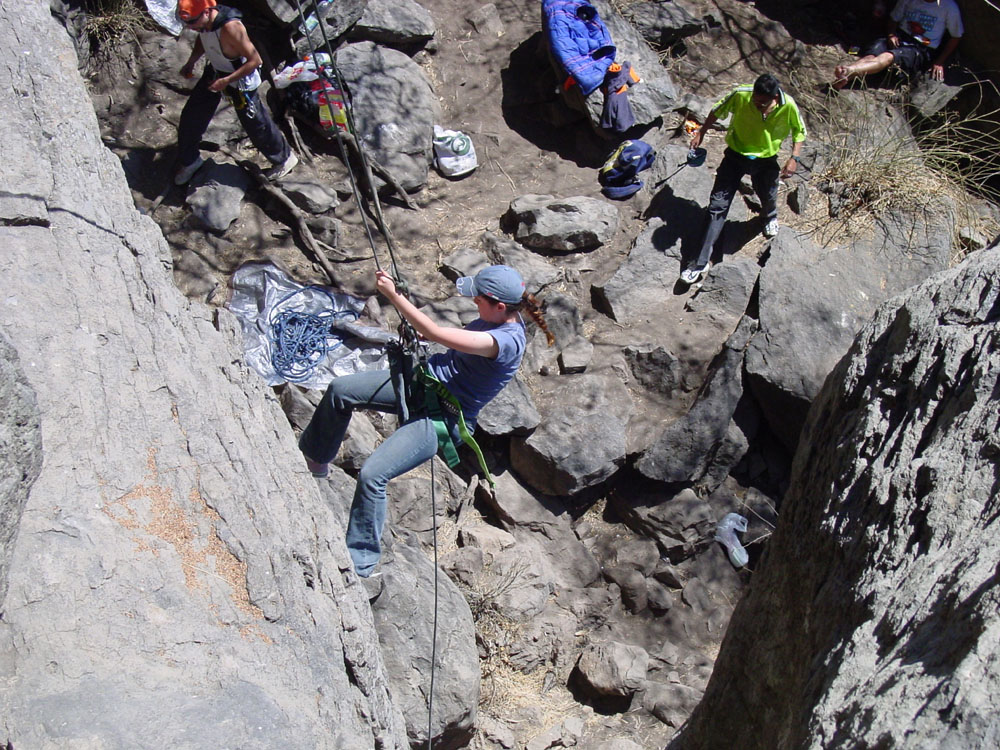 Diana going down / Diana bajando